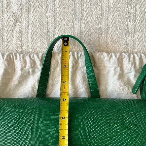 Mansur Gavriel Soft Lady Bag Lizard Embossed Leather - Picture 15 of 17